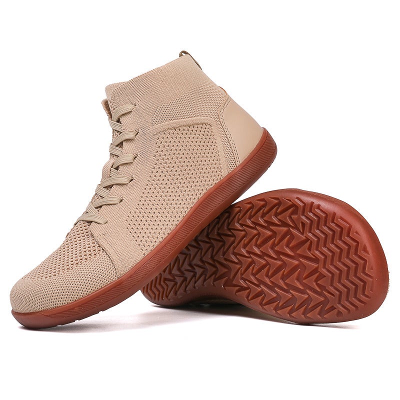 New High-Top Hiking Wide Shoes Breathable Non-Slip Wide-Head Barefoot Casual Shoes Fitness Shoes Yoga Shoes - Image 1